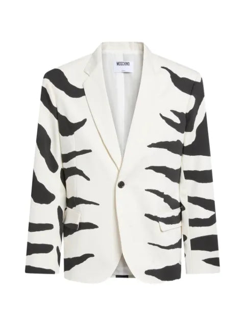 Moschino heavyweight printed cotton jacket