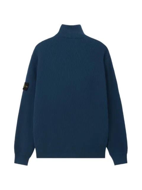 Stone Island 5100126 Ribbed soft organic cotton jacket