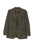 Reveres 1949 houndstooth-pattern single-breasted blazer