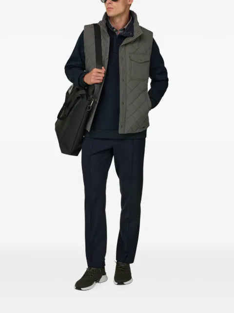 Boggi Milano padded gilet in technical fabric