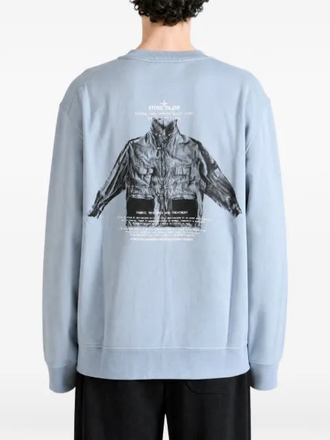 Stone Island 6100046 cotton fleece sweatshirt