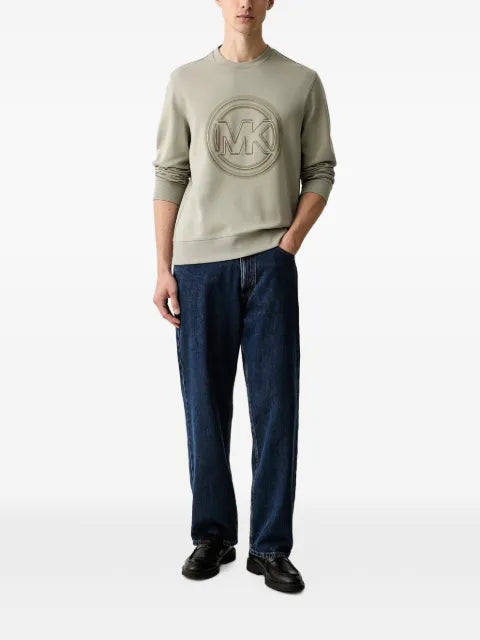 Michael Kors logo-patch sweater