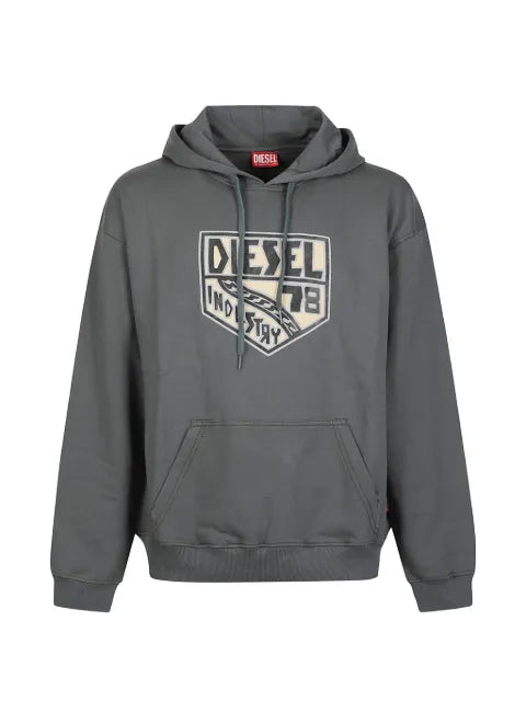 Diesel logo-print drawstring hoodie