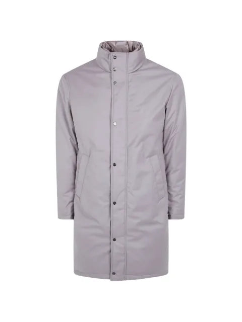 Herno high-neck press-stud jacket