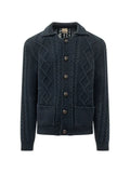 RAKKI Aran cable-knit cardigan