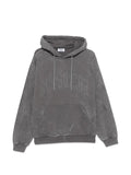 GCDS stud-embellished washed-effect hoodie