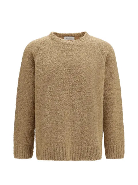 Laneus raglan-sleeve bouclé sweater