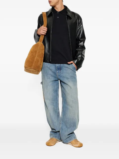 LOEWE zip-up leather jacket