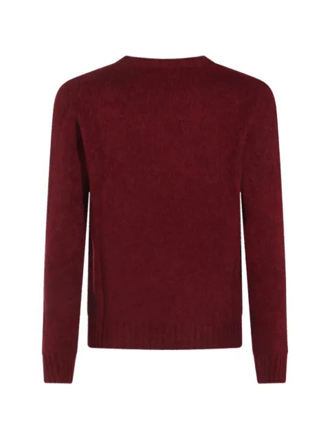 04651 / A TRIP IN A BAG crew-neck bouclé-knit sweater