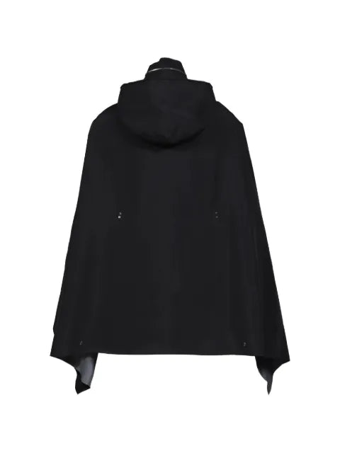 ACRONYM hooded zip-up cape