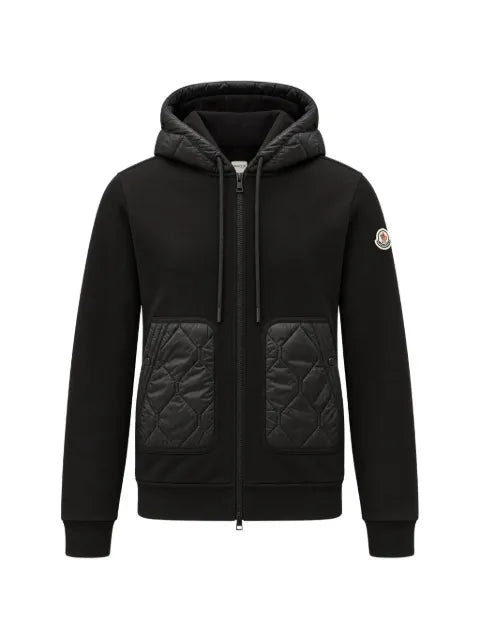 Moncler quilted-panel hoodie