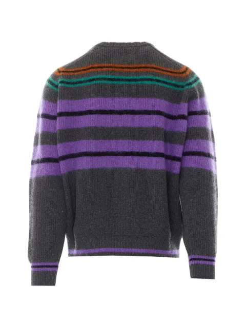 Lanvin striped ribbed-knit sweater