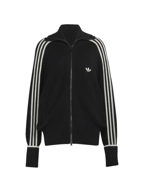 adidas Firebird side-stripe cardigan