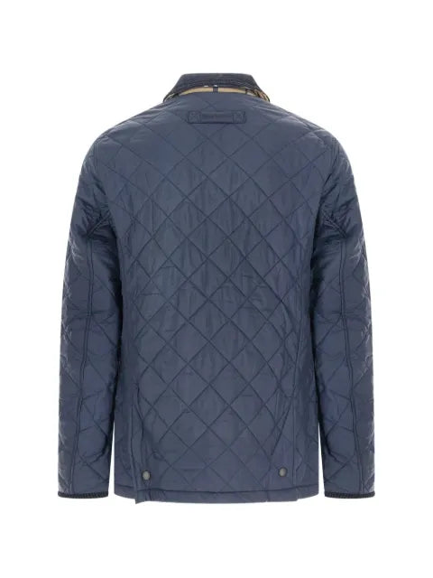 Barbour quilted corduroy-collar jacket