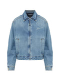 Jacquemus The de-Nîmes Canevas zip-up denim jacket