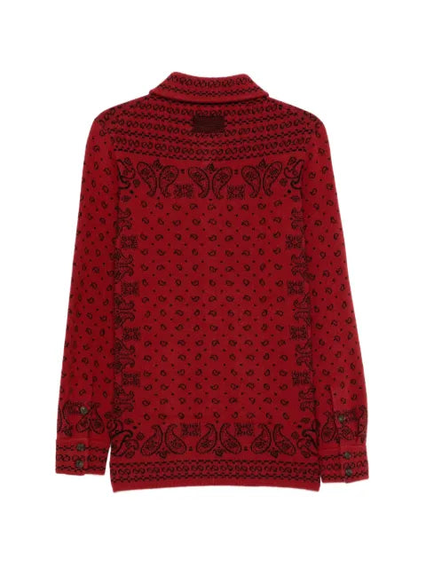 Guest In Residence paisley-patterned overshirt