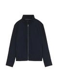 BOSS water-repellent jacket in mercerised stretch cotton
