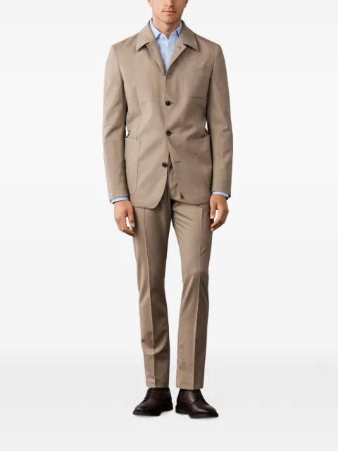 Hackett London single-breasted wool blazer