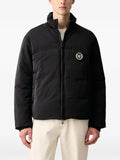 Armani Exchange logo-patch puffer jacket