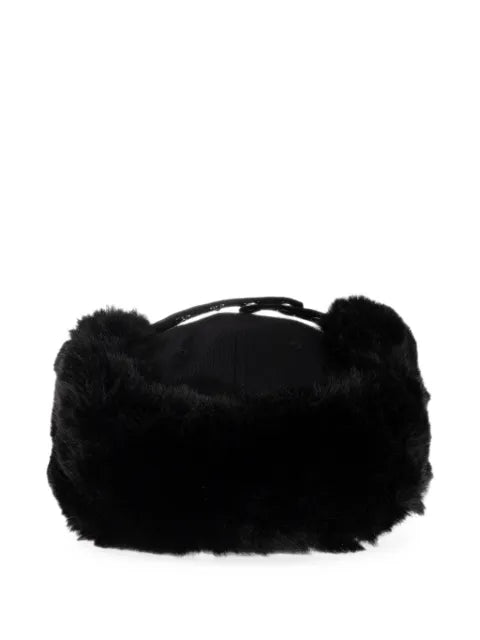 MISBHV faux-fur ear-flap baseball cap