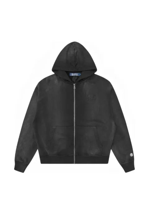 Billionaire Boys Club logo-embroidered zip-up hoodie