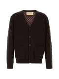 Valentino Garavani cable-knit wool cardigan