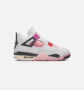 Air Jordan 4 Retro Comic | Grade School Lifestyle Shoe | Sail/Fierce Pink/Smoke Grey