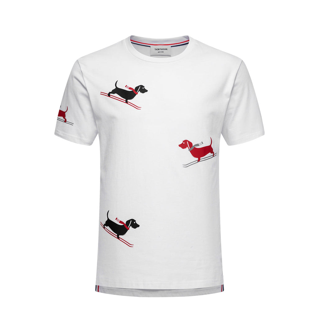 Men's Classic Four-Bar Lobster T-Shirt - 100% Cotton Made in Japan | Thom Browne