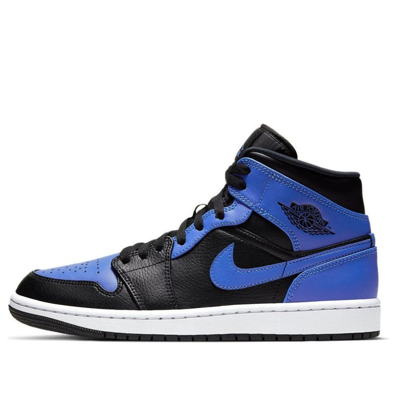 Air Jordan 1 Mid 'Hyper Royal Black' – 554724-077