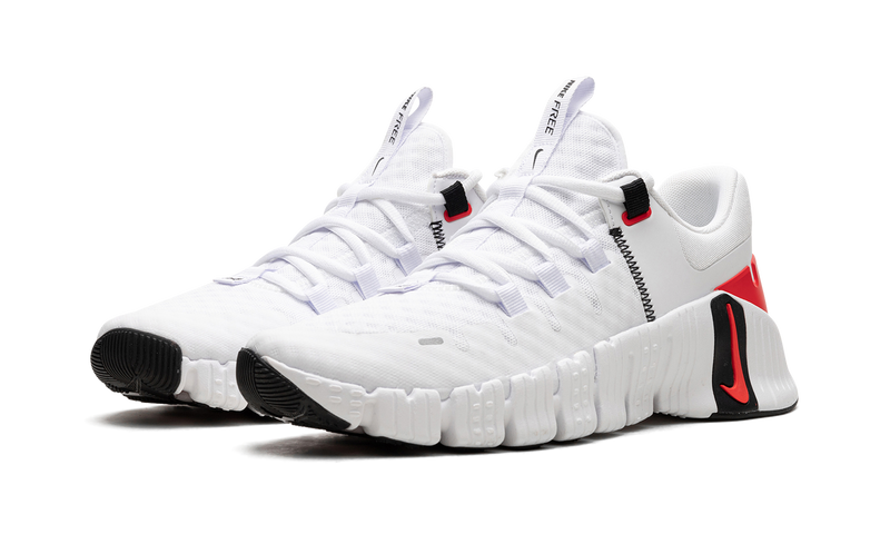 Nike Free Metcon 5 'White & Bright Crimson' (DV3949-100) Men's Training Sneakers