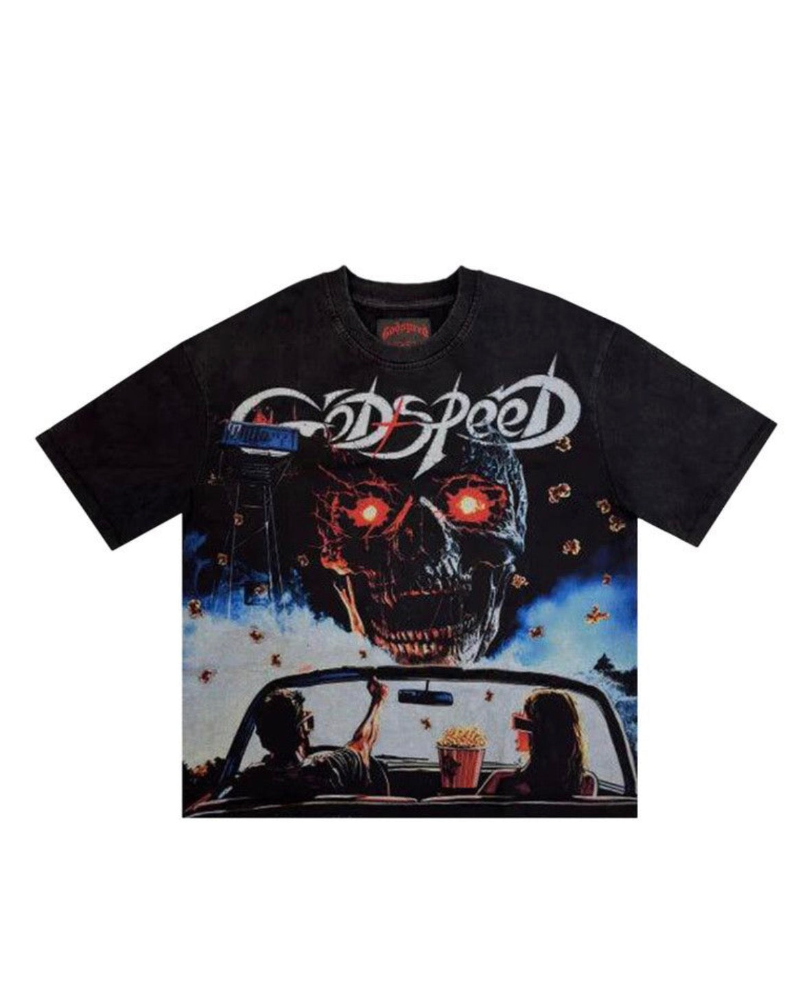 Godspeed T-Shirt Drive In Black Wash