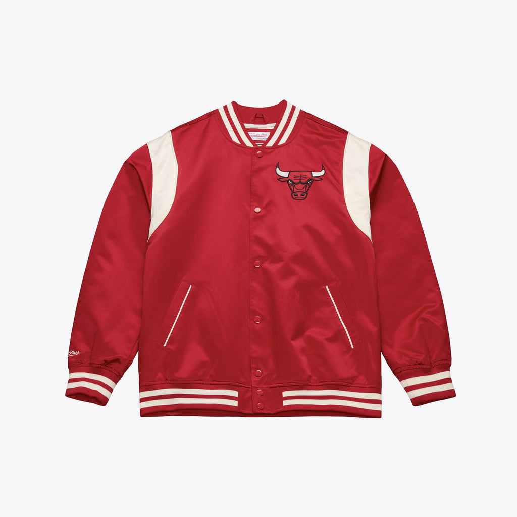 M&N NBA Chicago Bulls Retro Roots Lightweight Satin Jacket