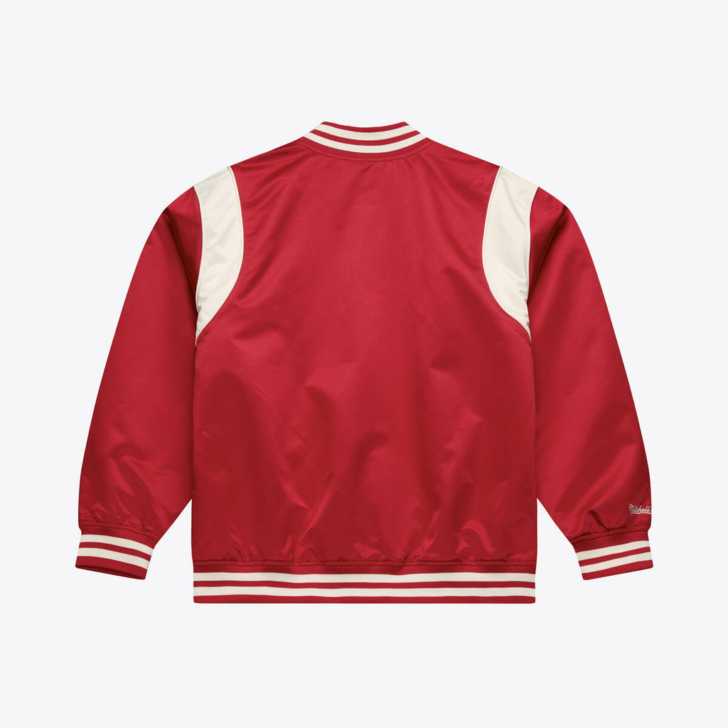 M&N NBA Chicago Bulls Retro Roots Lightweight Satin Jacket