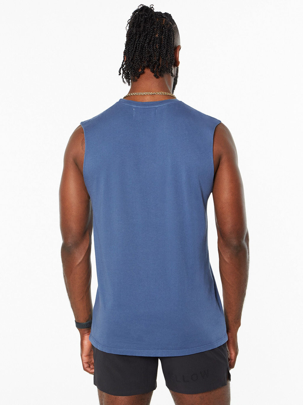 ALL SOULS MUSCLE TANK NAVY