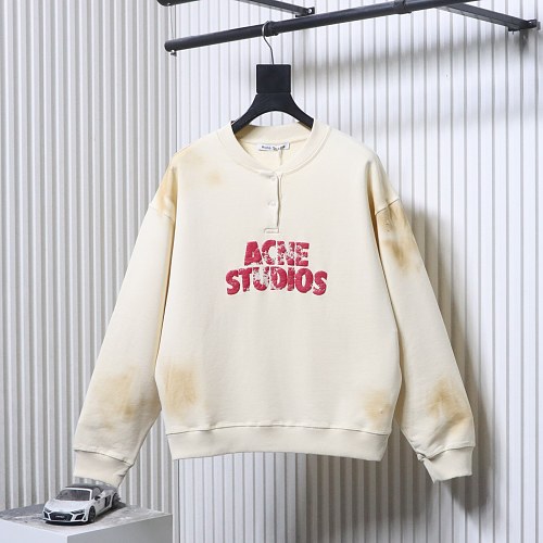 AC Fleece Logo Long-sleeve Beige
