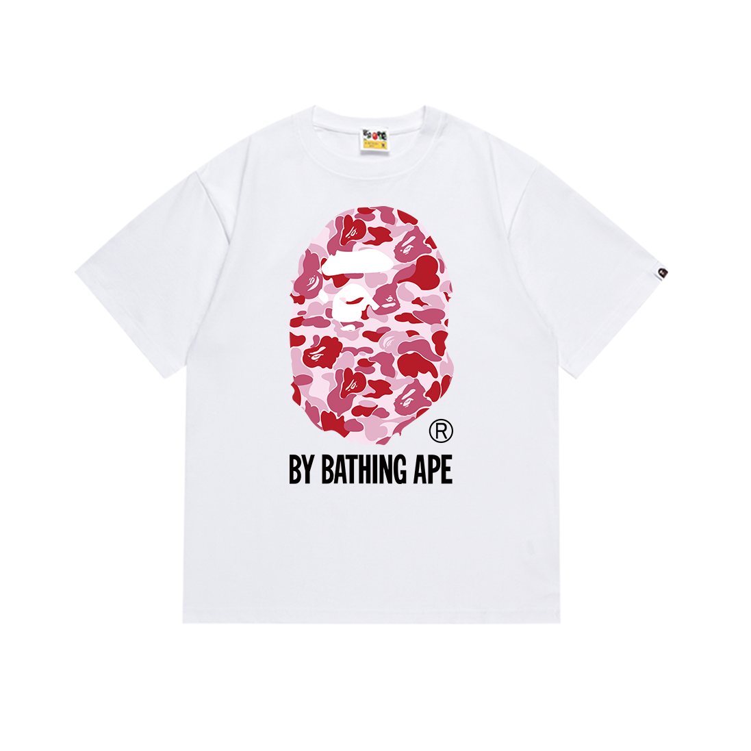 BAPE Pink Camo Ape Head Graphic T-Shirt