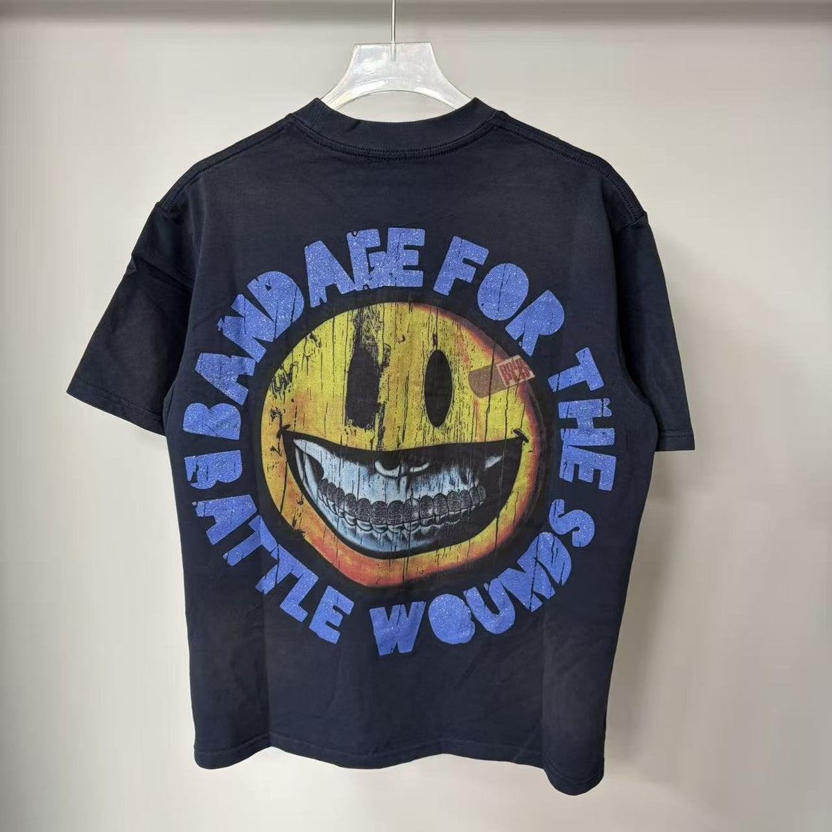 Rough Play Bandage Smile Graphic T-Shirt