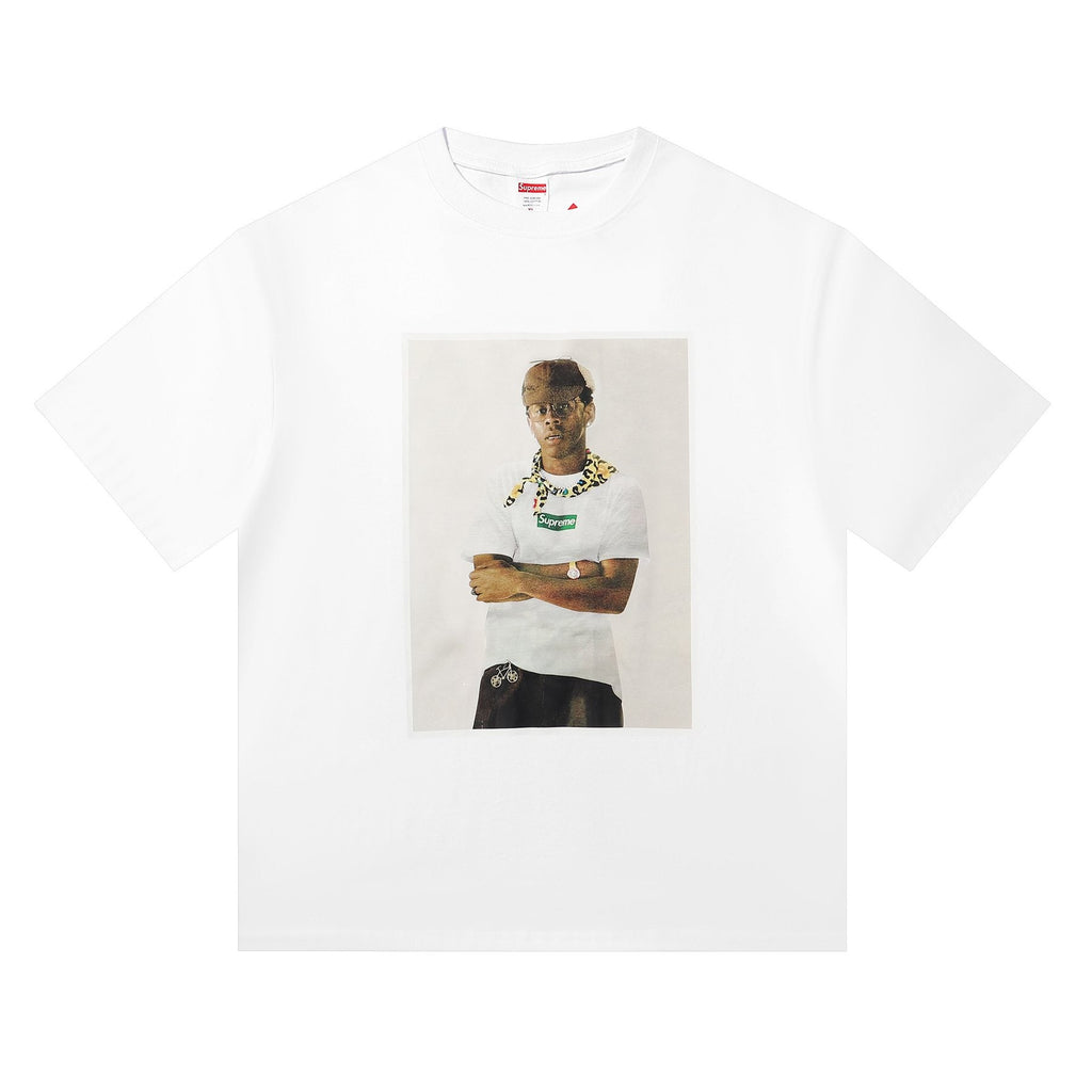 Supreme Tyler the Creator Portrait Graphic T-Shirt