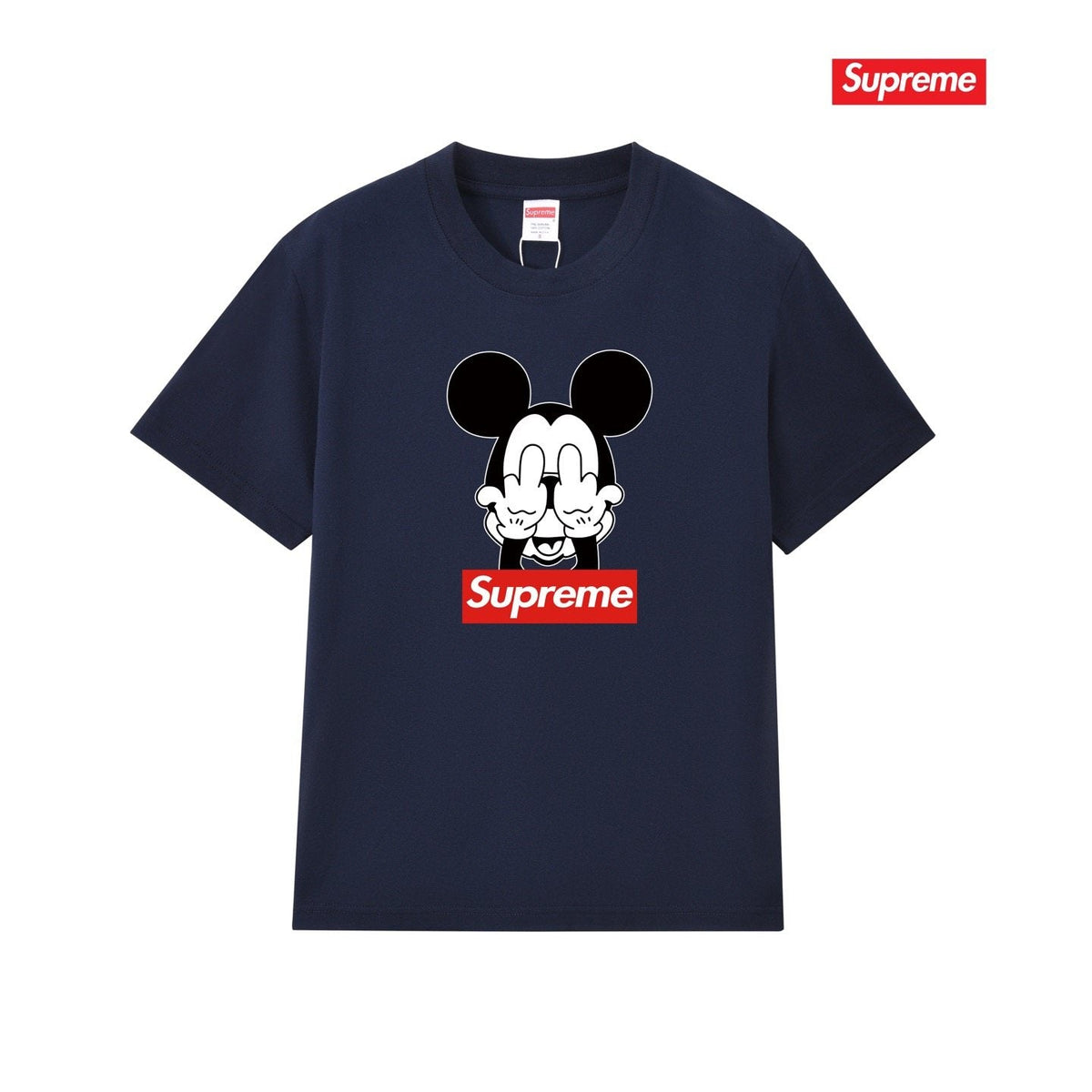 Supreme Mickey Character Graphic T-Shirt