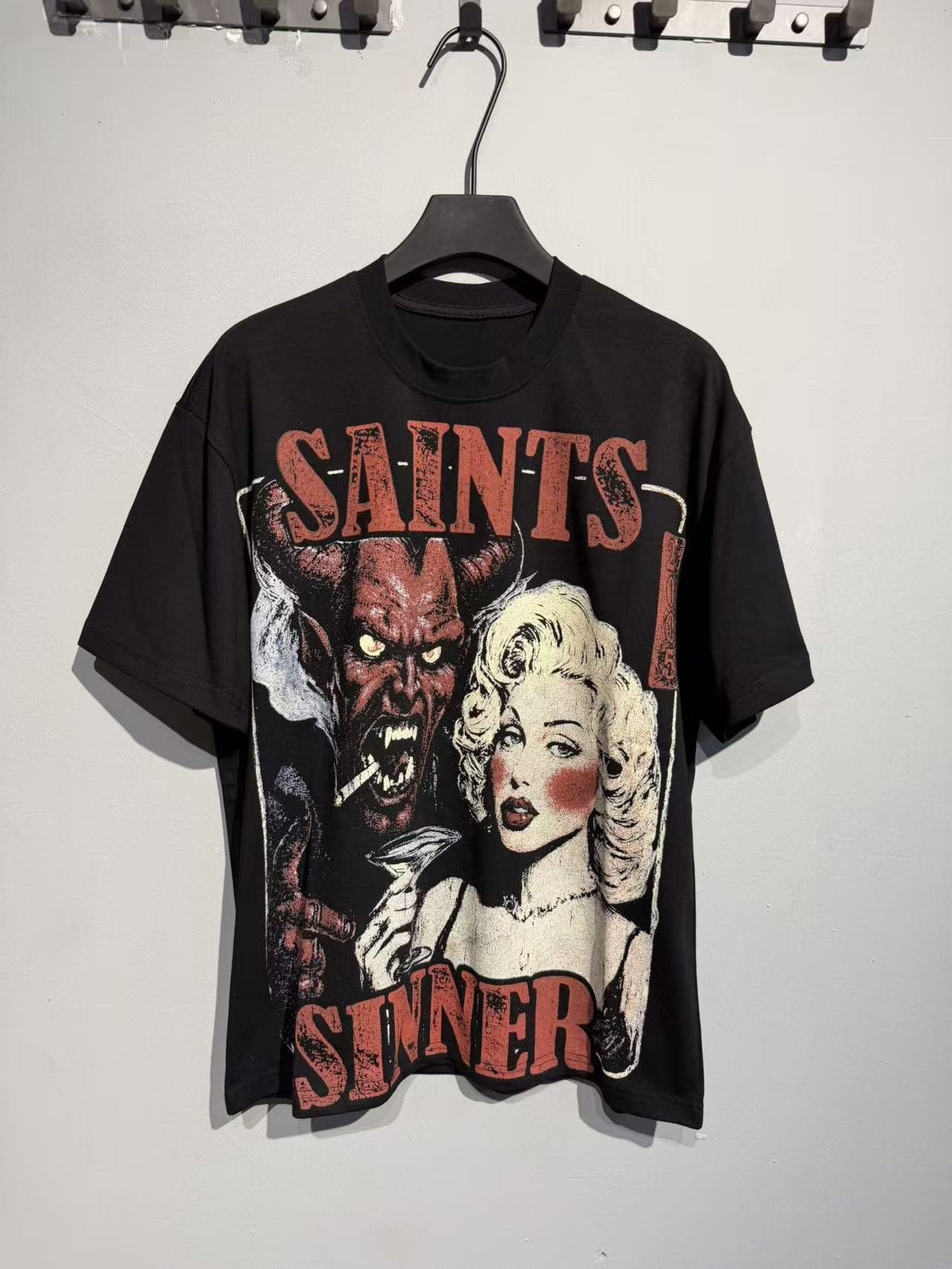 SAINT Sinner Devil Woman Graphic T-Shirt
