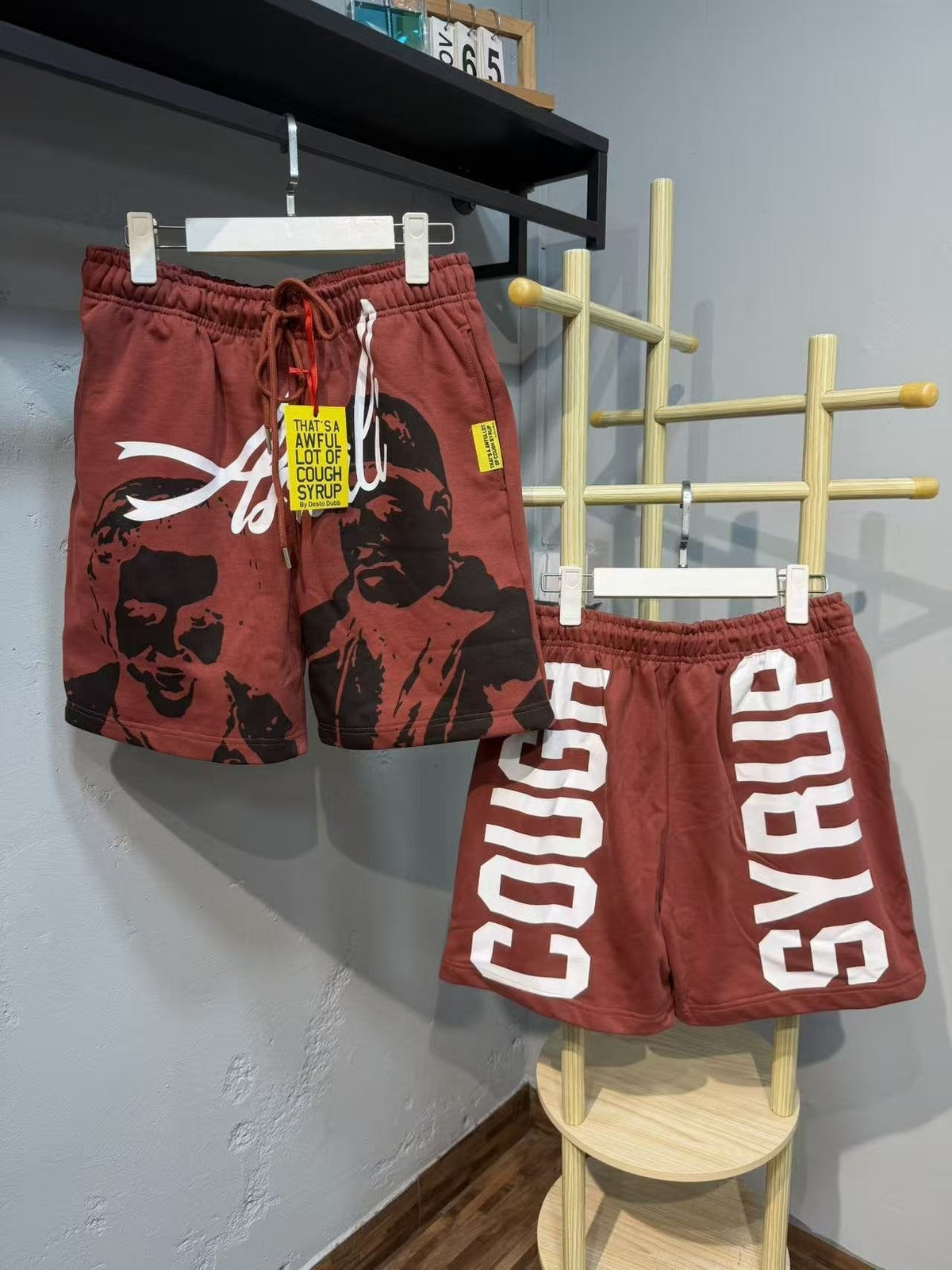THAT'S A AWFUL LOT OF COUGH SYRUP Portrait Graphic Shorts