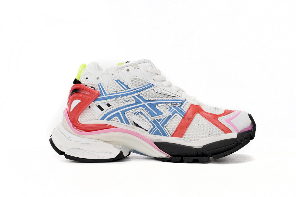 Balenciaga Runner White Blue Red 677402 W3RB6 9645