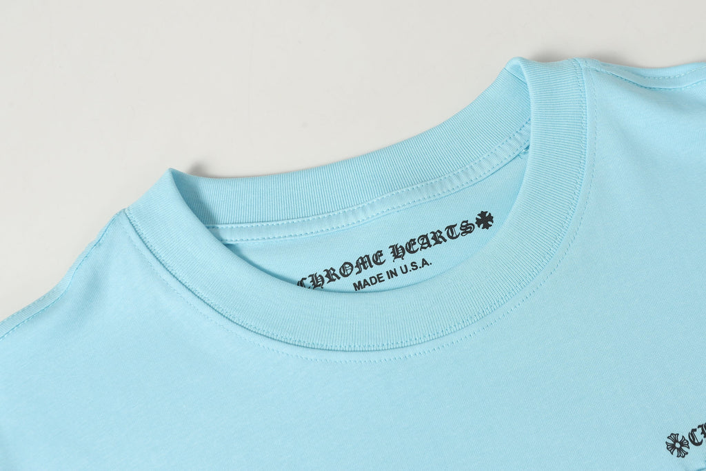 Chrome Hearts Matty Boy Brain New Tee Baby Blue