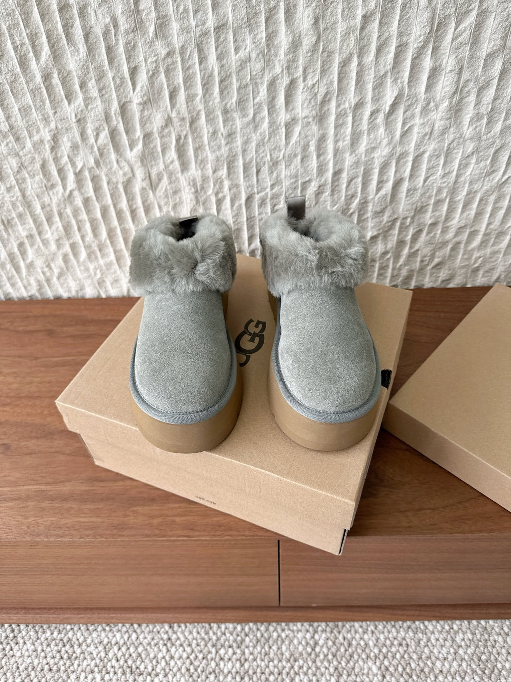 UGG Sheepskin Fur-Lined Slippers – Autumn/Winter Collection