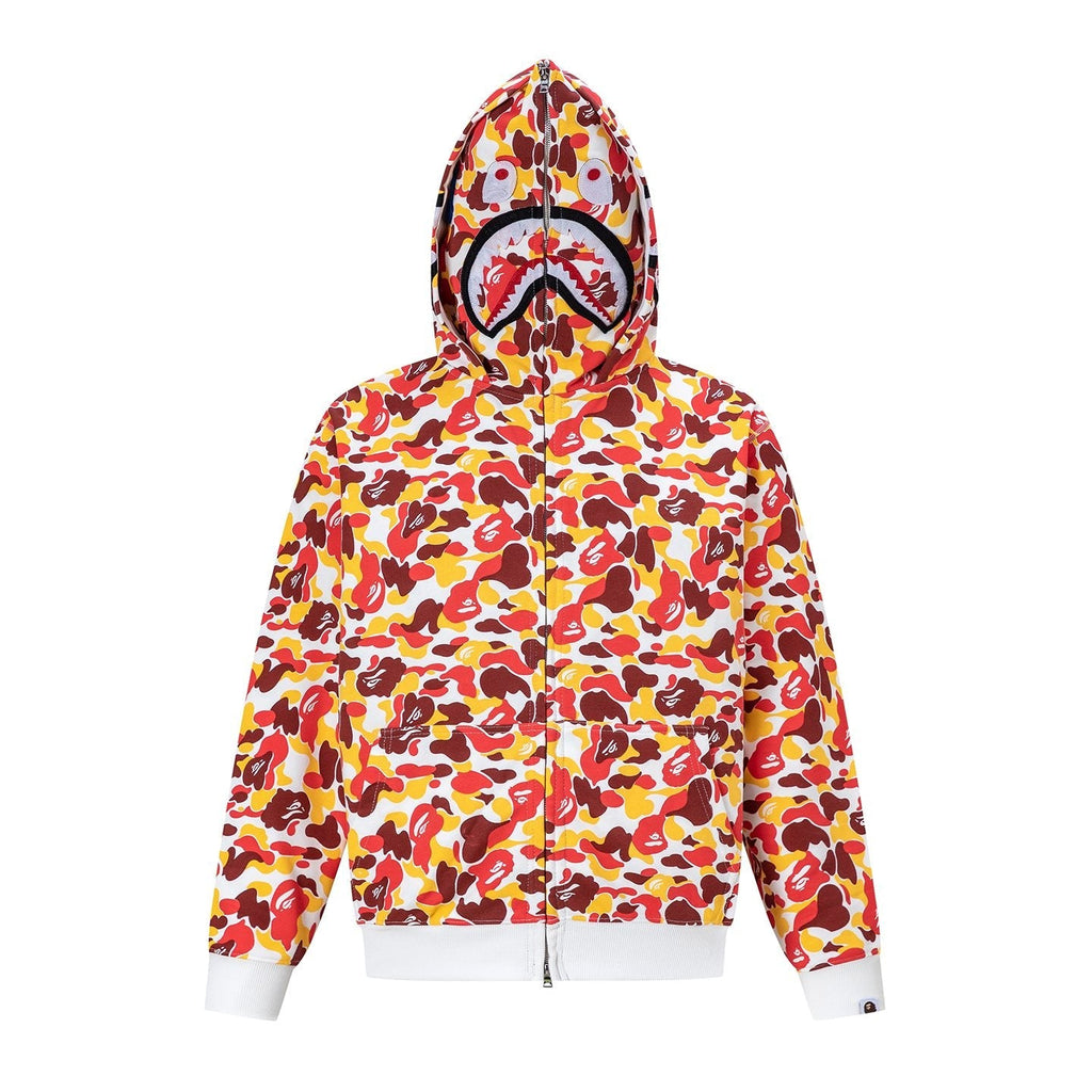 BAPE Shark Camo Full-Zip Hoodie