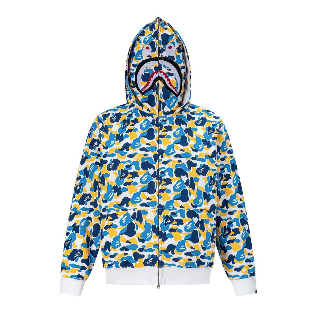 BAPE Shark Camo Full-Zip Hoodie