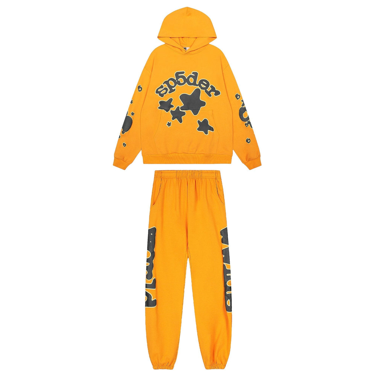 Sp5der Star Graphic Hoodie & Jogger Matching Set