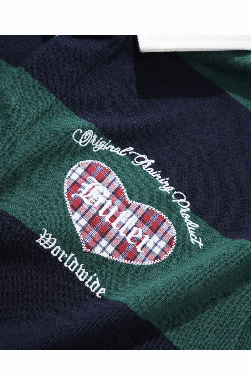 BUTTER VICTORY RUGBY POLO Navy / Forest