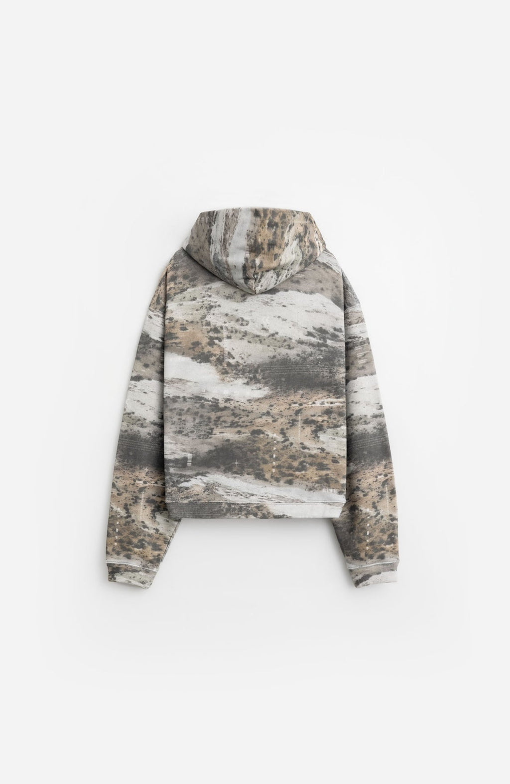 Stampd Sandland Camo Cropped Hoodie 'Sandlands Camo Print'