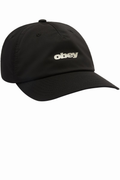 OBEY STRIDE 5 PANEL CAP Black
